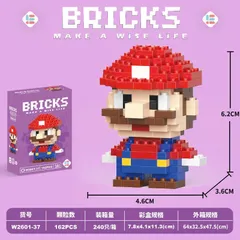 Mô Hình Lắp Ráp  Mini 3D Nhân Vật Hoạt Hình Đáng Yêu Cho Bé, Đồ Chơi Lắp Ghép Dễ Thương | Đức Lâm
