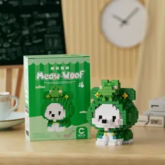 [ Meow Woof ] Đồ Chơi Lắp Ráp Mini 3D Nhân Vật Hoạt Hình Thú Cưng Dễ Thương, Đồ Chơi Trang Trí Mini