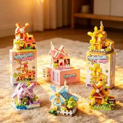 [Mẫu Mới] Đồ Chơi Lắp Ráp Xe Đẩy Thu Nhỏ Đáng Yêu Cho Bé - Đồ Chơi Trang Trí Bàn Học Dễ Thương