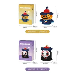 [ Mr.Zoombie ] Bộ Đồ Chơi 8 Món 3D Nhân Vật Hoạt Hình Zoombie, Đồ Chơi Trang Trí Mini Dễ Thương l Đức Lâm