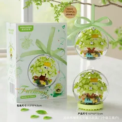 [Mẫu Mới] Mô HÌnh Quả Cầu Các Loại Cây - Giỏ Hoa 3D Đồ Chơi Trang Trí Mini l Đức Lâm