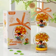 [Mẫu Mới] Mô HÌnh Quả Cầu Các Loại Cây - Giỏ Hoa 3D Đồ Chơi Trang Trí Mini l Đức Lâm