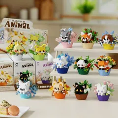 Đồ Chơi Lắp Ghép 12 Nhân Vật Thú Cưng - Đồ Chơi Mini 3D Dễ Thương - Đồ Chơi Trang Trí