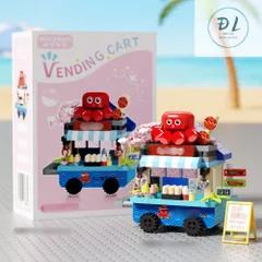 Đồ chơi lắp ráp cửa hàng siêu thị - đồ chơi mồ hình lắp ghép thành phố thu nhỏ - đồ chơi cho bé