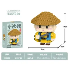 Đồ chơi lắp ghép mini 3D nhân vật chú tiểu siêu cute cho các bé, mẫu đồ chơi lắp ghép dễ thương l Đức Lâm
