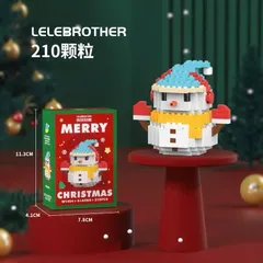 Mô Hình Lắp Ráp 3D Mini Ông Già Noel Đáng Yêu Cho Bé, Đồ Chơi Lắp Ghép Dễ Thương