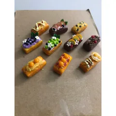 10 bánh như hình mini bằng đất sét
