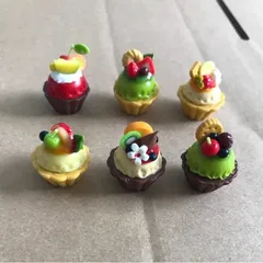 6 bánh như hinh mini bằng đất set