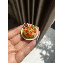 mì hải sản mini bằng đất sét