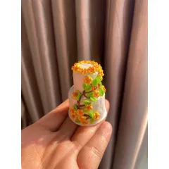 bánh 2 tầng mini bằng đất sét