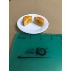 bánh trung thu mini 1cm bằng đất sét không kèm dĩa