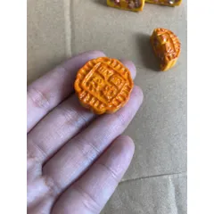 mô hình bánh trung thu 2,5cm bằng đất sét