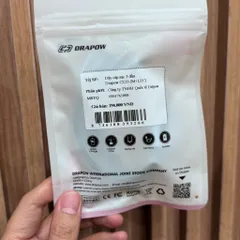 Dây cáp sạc 3 đầu DRAPOW CZ33 (L + C + M), sạc được iPhone 17 (P137357)