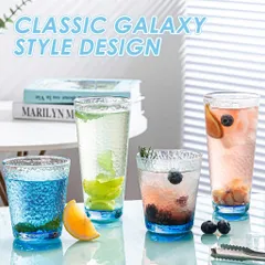 {Order giao 30/9} Bộ 8 cốc thuỷ tinh pha lê sắc xanh GOLDAREA ( hàng Amazon ) (P136727)