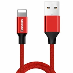 Cáp sạc iPhone 1.5A Baseus Yiven Lightning USB, bọc dù (màu ngẫu nhiên) (P136498)