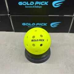 [Kho HCM] Hộp 6 quả bóng Pickleball chính hãng Gold Pick, bóng 40 lỗ, nhựa nguyên sinh (P136200)