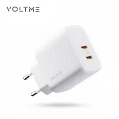 Củ sạc nhanh 2 cổng C+C (chân tròn) 35W VOLTME REVO 35 DUO GAN (P135482)