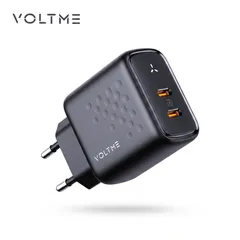 Củ sạc nhanh 2 cổng C+C (chân tròn) 35W VOLTME REVO 35 DUO GAN (P135482)