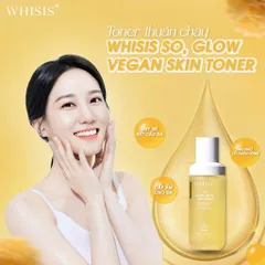 Nước Thần Thuần Chay WHISIS So, Glow Vegan Skin Toner (P134778)