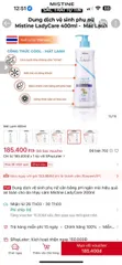 ￼Dung Dịch Vệ Sinh Phụ Nữ Mistine Lady Care Thái Lan, Cân Bằng pH, Làm Sạch, Khử Mùi - 400ml (P134719)