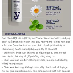 Bột Rửa Mặt Enzymed Chiết Xuất Thiên Nhiên, Sạch Sâu, Ngừa Mụn myBuddy 30g (P134703)