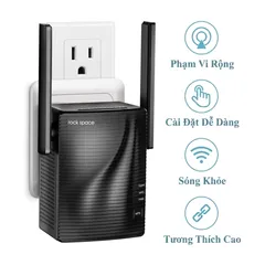 Bộ kích sóng Wifi Rock Space AC1200 , 2 ăng ten, băng tần kép 5G & 2.4G - có cổng LAN (P134206)