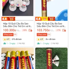 Cầu lông BA SAO ống 10 quả (P131700)