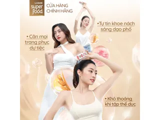 Lăn khử mùi Lashe Super Food Brightening dưỡng sáng da (P130503)
