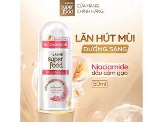 Lăn khử mùi Lashe Super Food Brightening dưỡng sáng da (P130503)