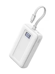 Pin dự phòng 10.000mAh sạc nhanh 30W liền cáp Type-C chưa in logo, ko hộp ( nhà máy Anker ) (P129238)