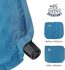 Nệm ngồi tự bơm hơi DEERFAMY ( Amazon Mỹ ) - 00501BL (P127331)