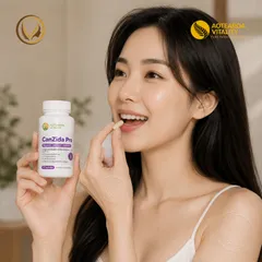 Viên uống men vi sinh giảm nấm candida, nấm ngứa vùng kín Aotearoa Vitality CanZida Pro 30 viên