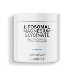 Viên uống bổ sung magie Codeage Liposomal Magnesium Glycinate 240 viên - Hỗ trợ sức khỏe xương và tăng cường hiệu suất tập luyện 821935