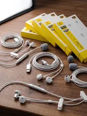 Tai nghe dây chân Type C BASEUS ANCOK - K1, dùng được iPhone 17, có Mic thu âm, hát karaoke online (P124107)