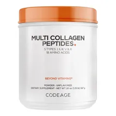 Bột Collagen Codeage Hydrolyzed Multi Collagen Peptides 567g - Đẩy Lùi Nếp Nhăn, Hỗ Trợ Sức Khỏe Da Và Khớp