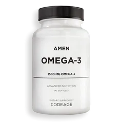 Viên Dầu Cá Codeage Amen Omega-3 1500mg - Hỗ Trợ Sức Khỏe Tim Mạch & Phát Triển Não Bộ, Không GMO, Dành Cho Phụ Nữ Mang Thai 821946