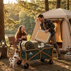 Xe kéo gấp gọn đa năng MOOTHING , kéo hàng, camping, du lịch (P121467)