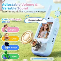 2 chiếc Bộ đàm Video Call trẻ em YUSSBCU – Video Walkie Talkie ( hàng Amazon ) (P120257)