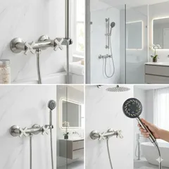 Bộ sen tắm SUPOR 212303-02-LS, bát sen to, inox 304 xịn (P120177)