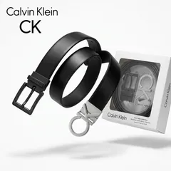 Bộ thắt lưng nam Calvin Klein (2 mặt + 1 dây da) CK (P116854)