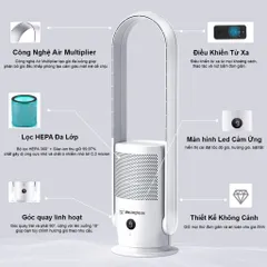 Quạt không cánh kiêm lọc không khí hãng Westinghouse WX-WYP03U ( Mỹ ) (P111057)