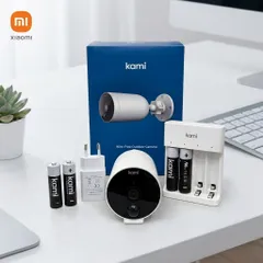 Camera Wifi Kami ( Xiaomi )chạy App Yi Home - sạc pin / kèm dock sạc ,không dây nguồn, bản quốc tế (P108696)