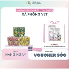 1 BÁNH Xà phòng Vẹt Thái Lan Dưỡng da tay mềm mại, sạch ngay các vết bẩn