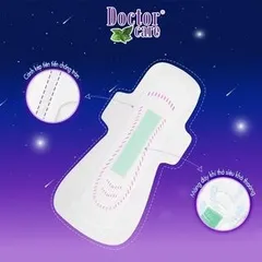 [COMBO 3 GÓI ] Băng vệ sinh thảo dược DOCTOR CARE ban đêm - siêu thấm hút, khô thoáng, an toàn có mùi thơm nhẹ