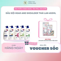 Dầu gội Head and Shoulder Thái Lan 450ml Dưỡng Tóc Chăm Sóc Tóc