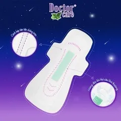 SÉT 5 GÓI Băng vệ sinh thảo dược DOCTOR CARE ban ngày 8 miếng- hương bạc hà, siêu thấm hút, khô thoáng, an toàn sử dụng