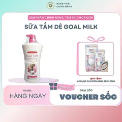 Sữa tắm Dê Goal Milk Thái Lan 1150ml trắng da,làm mịn cả ngày