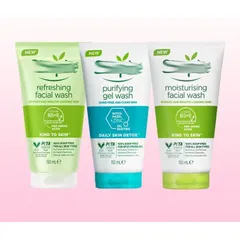 Sữa rửa mặt Simple xanh dương Purifying Gel Wash cho da dầu mụn 150ml