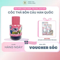 CỐC THẢ BỒN CẦU HÀN QUỐC - Thiết kế hiện đại, tiện lợi, giúp giữ vệ sinh và tiết kiệm nước cho nhà vệ sinh