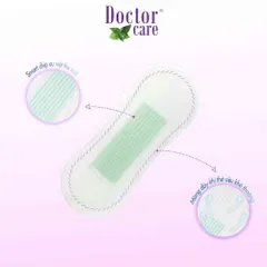 Băng vệ sinh Doctor care hàng ngày 20 miếng - thoải mái, mát lạnh, kháng viêm, hết ngứa